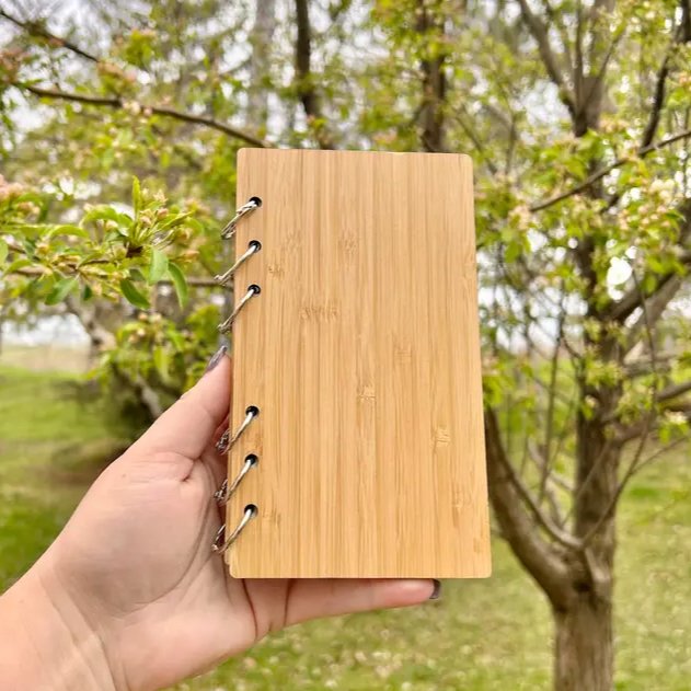 Bamboo Ringed Notebook – Haven Herbs
