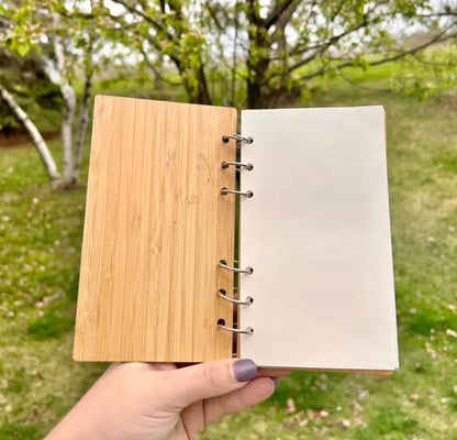 Bamboo Ringed Notebook