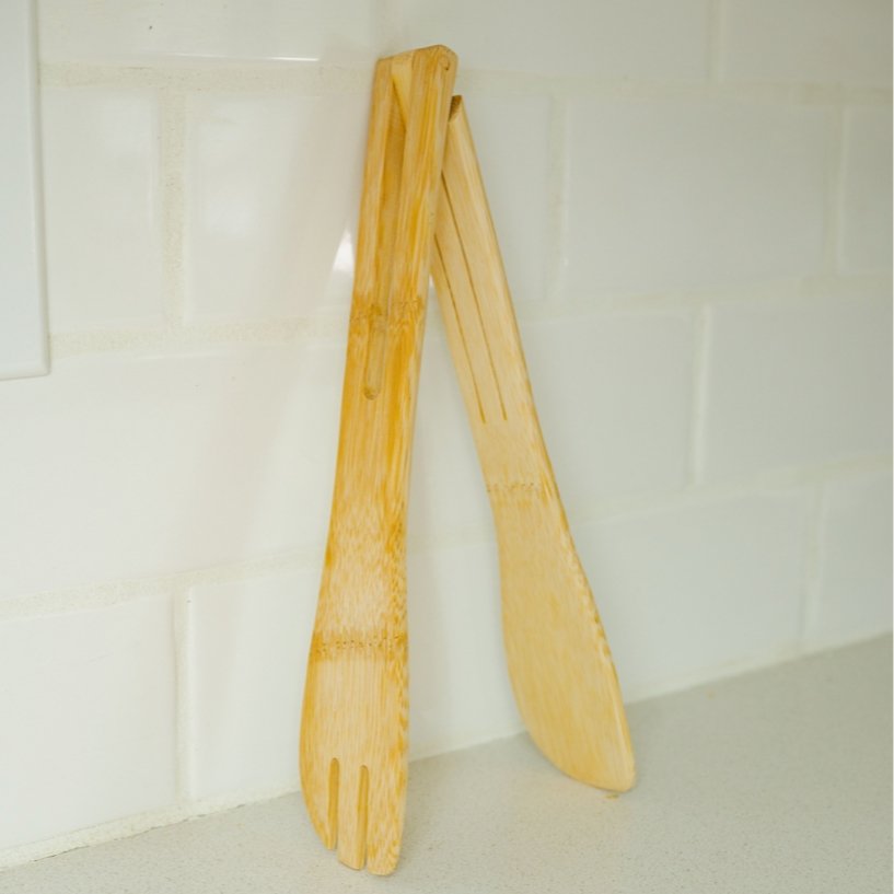 Bamboo Salad Tongs