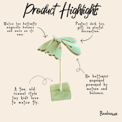 Bamboo Self Balancing Butterfly