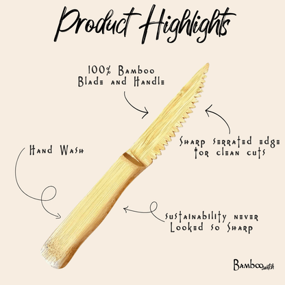 Bamboo Steak Knife