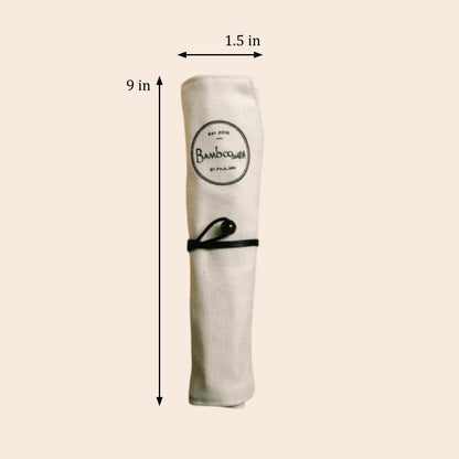 Bamboo Travel Cutlery | Beige