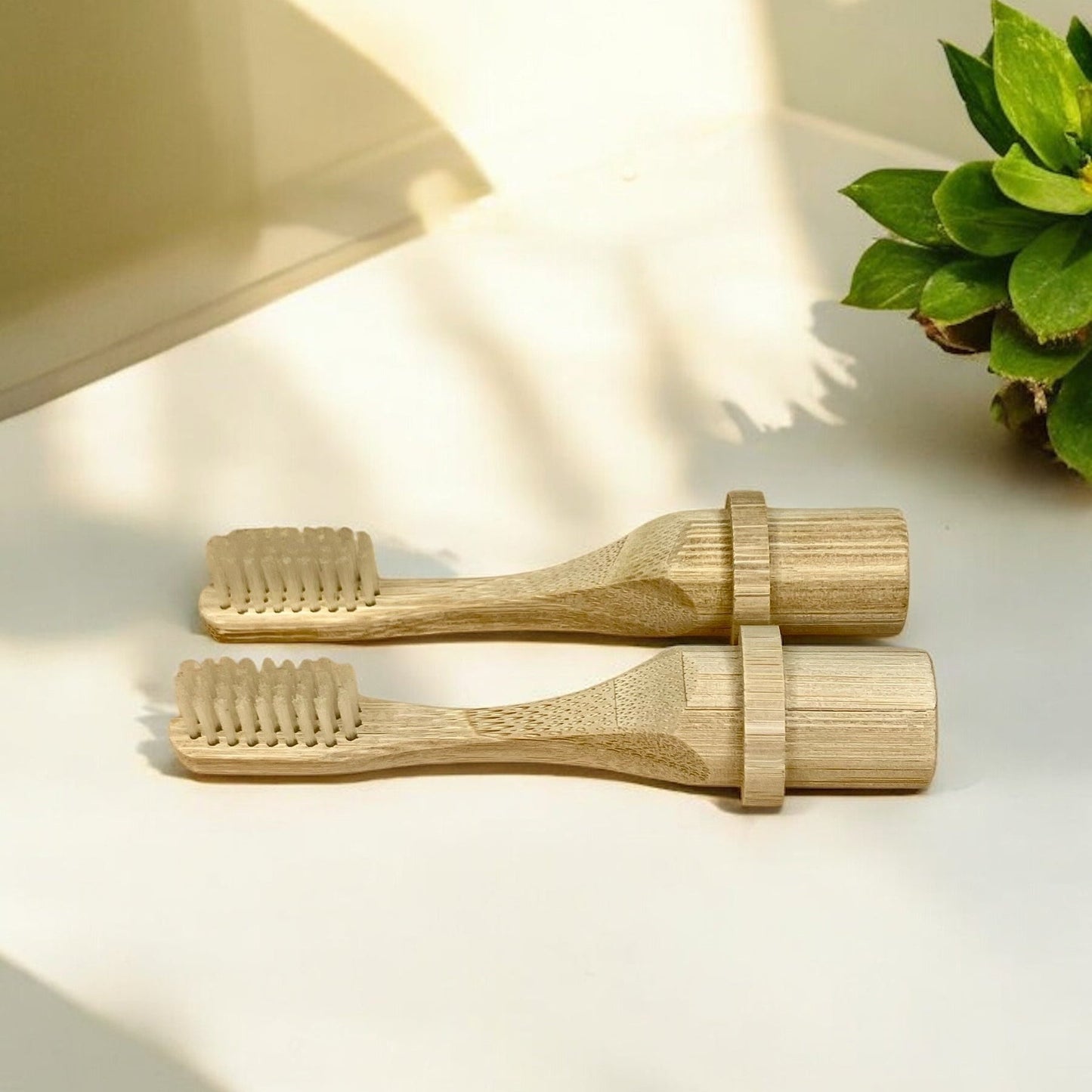 Bamboo Travel Toothbrush Replacement Heads
