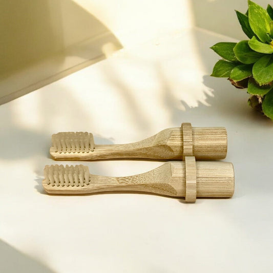 Bamboo Travel Toothbrush Replacement Heads