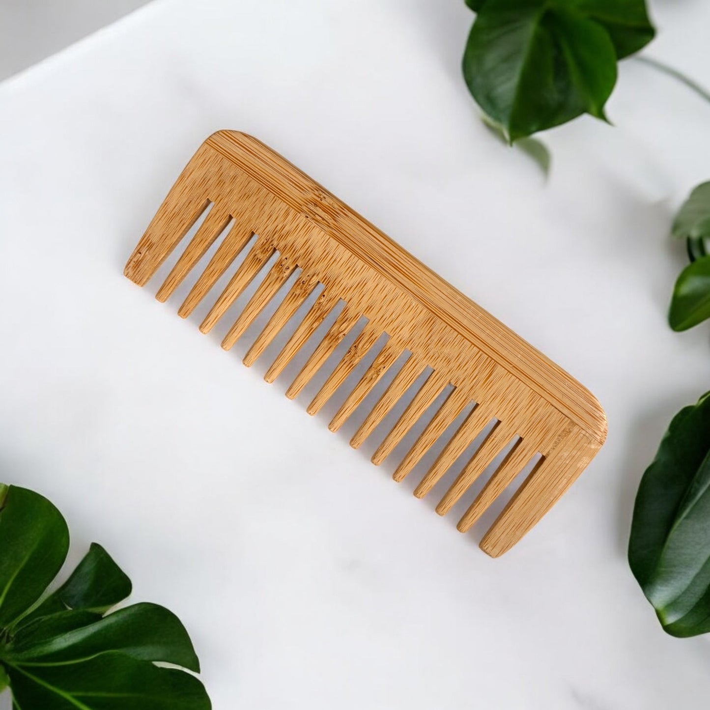 Bamboo Wide Tooth Comb | Compact