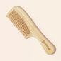 Bamboo Wide Tooth Comb with Handle | Pointed Tips