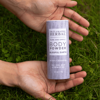 Talc Free Body Powder, Blissful Earth Lavender Scent