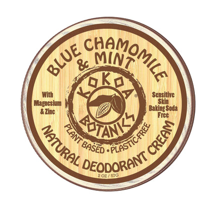 Deodorant Cream : Blue Chamomile and Mint