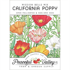 Mission Bells California Poppy Flower Seeds