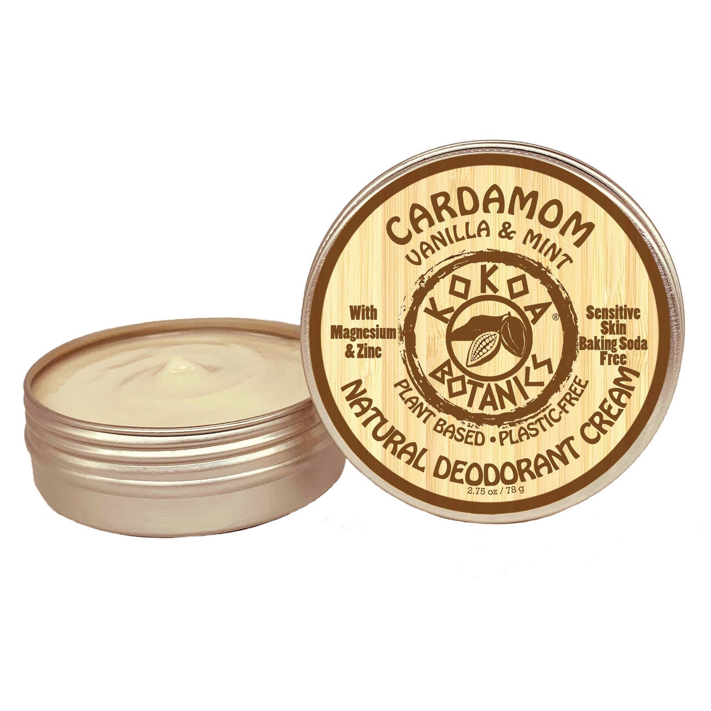 Deodorant Cream - Cardamom Vanilla and Mint