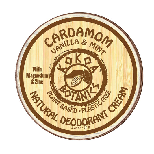 Deodorant Cream: Cardamom, Vanilla, and Mint