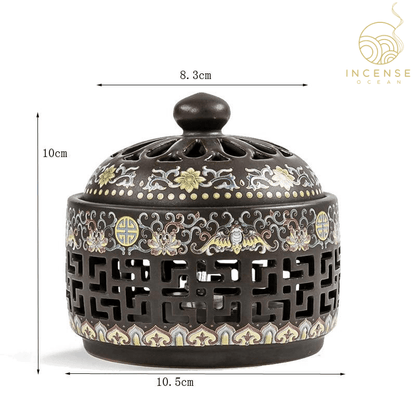 Chinese Classical Ceramic Incense Holder