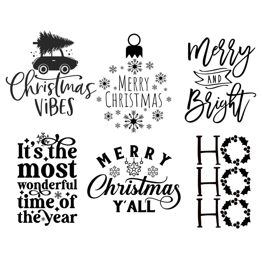 Christmas Laser Engraved Mason Jar Sleeves