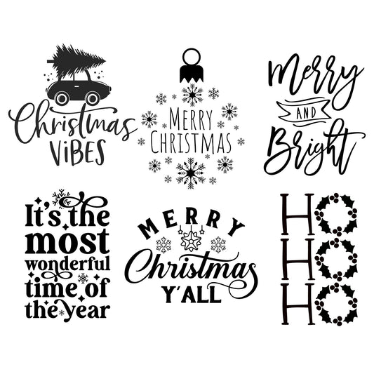 Christmas Laser Engraved Mason Jar Sleeves