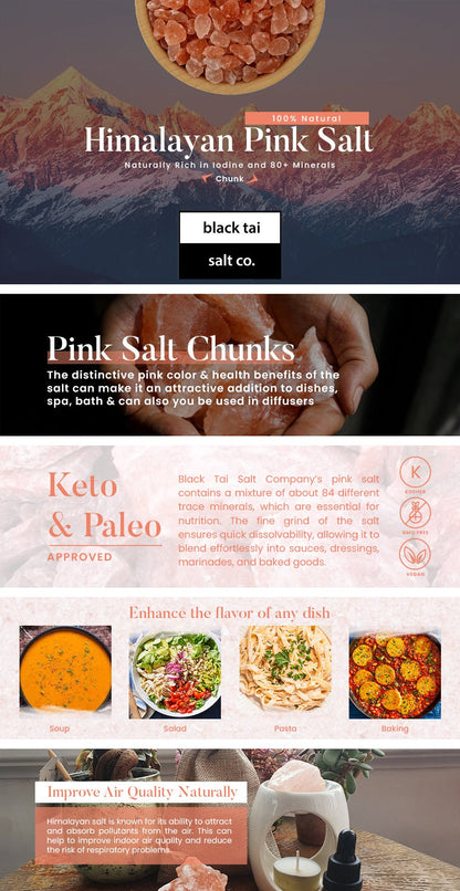 Coarse Himalayan Salt 55LBS (Peppercorn Size)