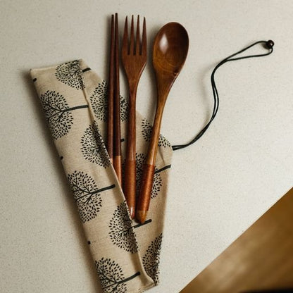 Coconut Flatware Travel Set