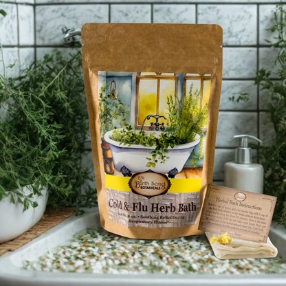 Cold and Flu Herbal Bath