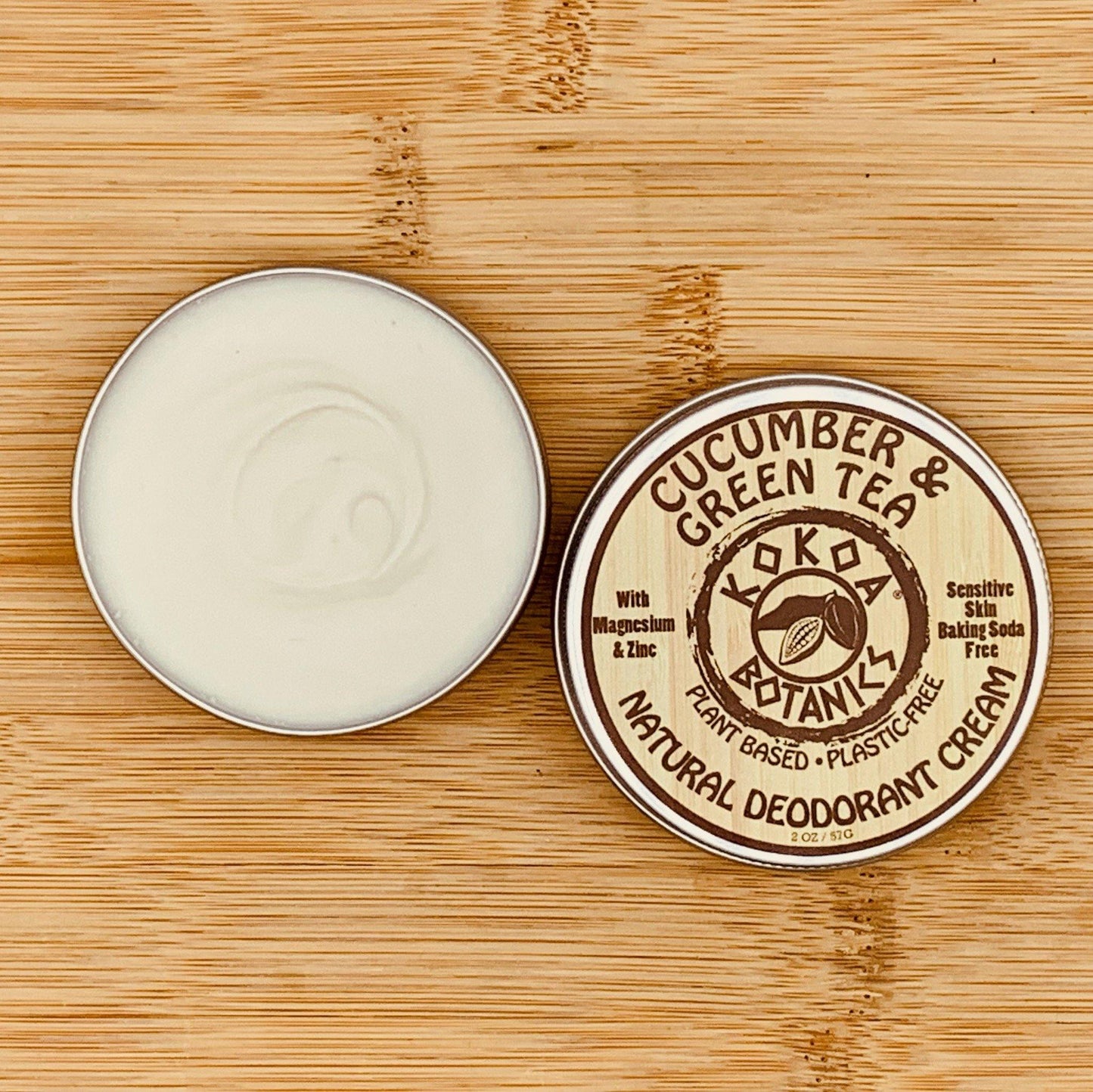 Deodorant Cream: Cucumber & Green Tea