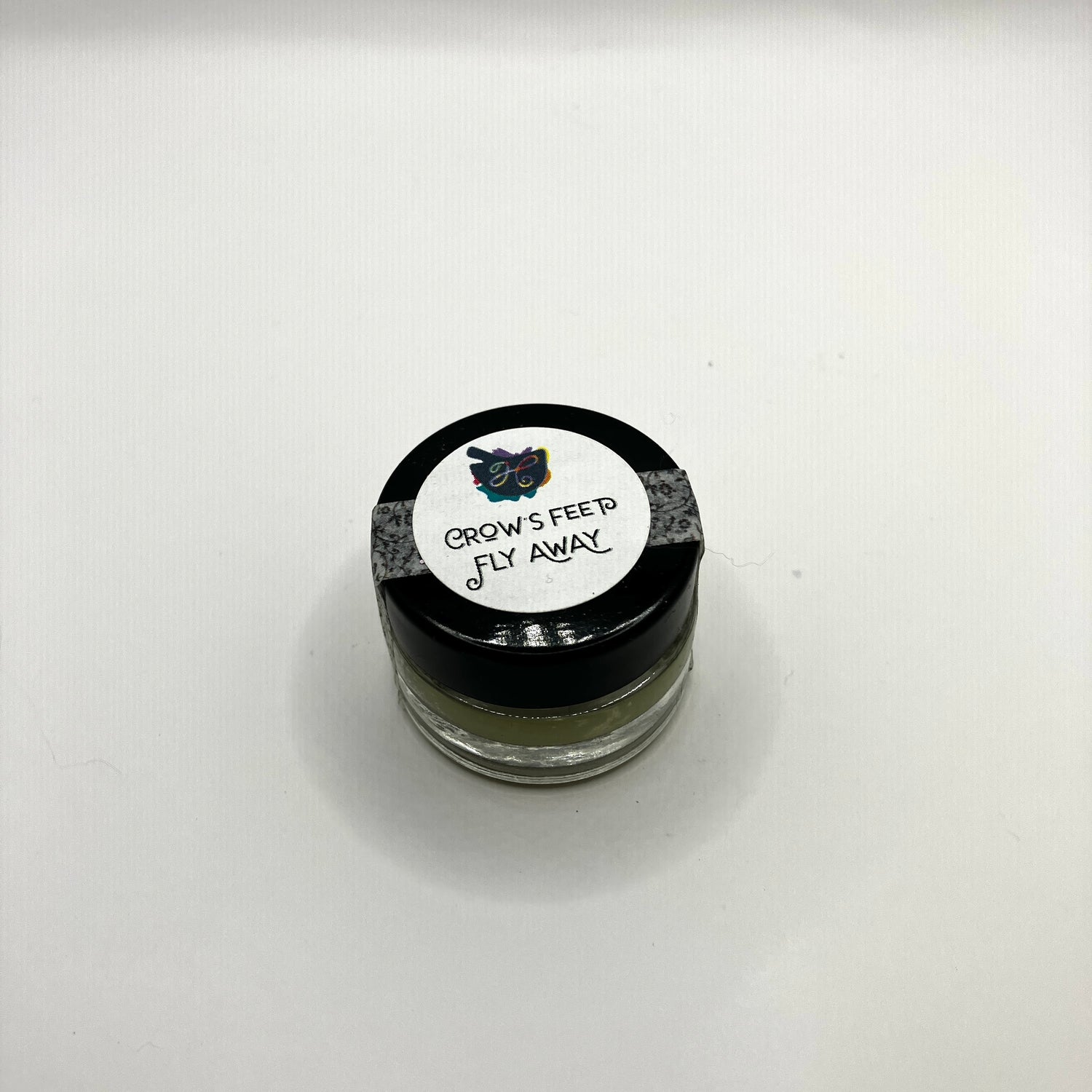 1 jar of Crow's Feet eye cream on a white background
