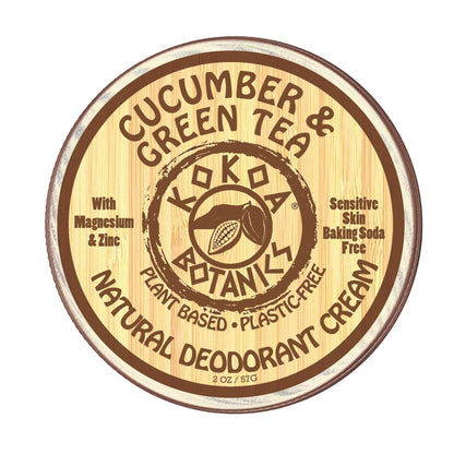Deodorant Cream: Cucumber & Green Tea