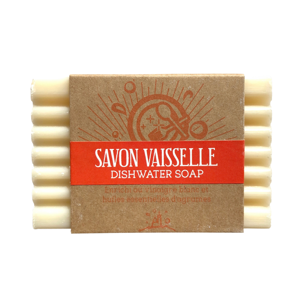 Eco Dish Soap Bar, Orange