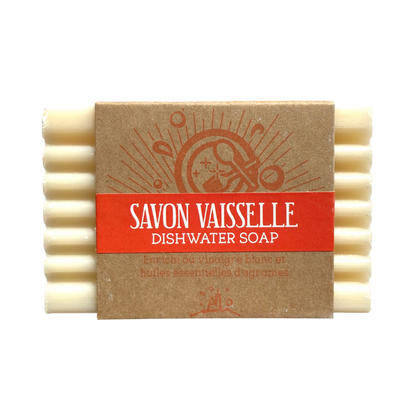 Eco Dish Soap Bar, Orange