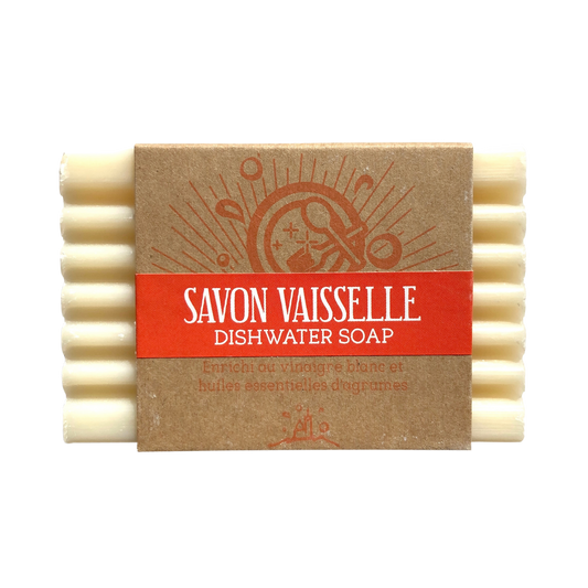 Eco Dish Soap Bar, Orange