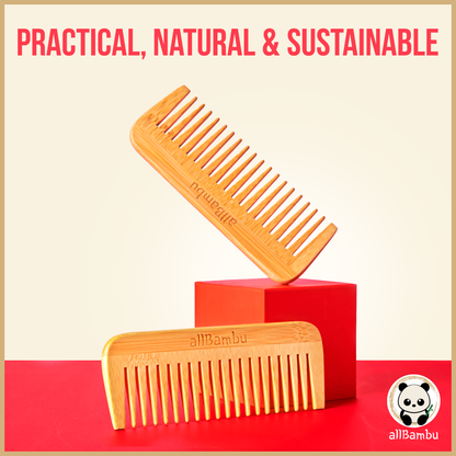 Bamboo Wide Tooth Comb