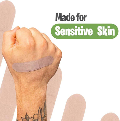 Natural Bamboo Bandages – 100 Count