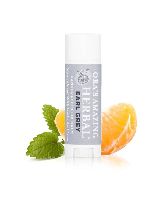 Natural Lip Balm, Herbal Infused, Earl Grey