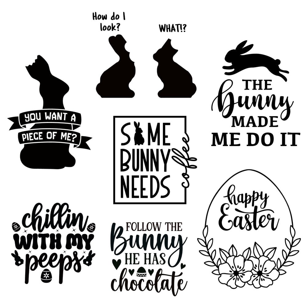 Easter Laser Engraved Mason Jar Sleeves