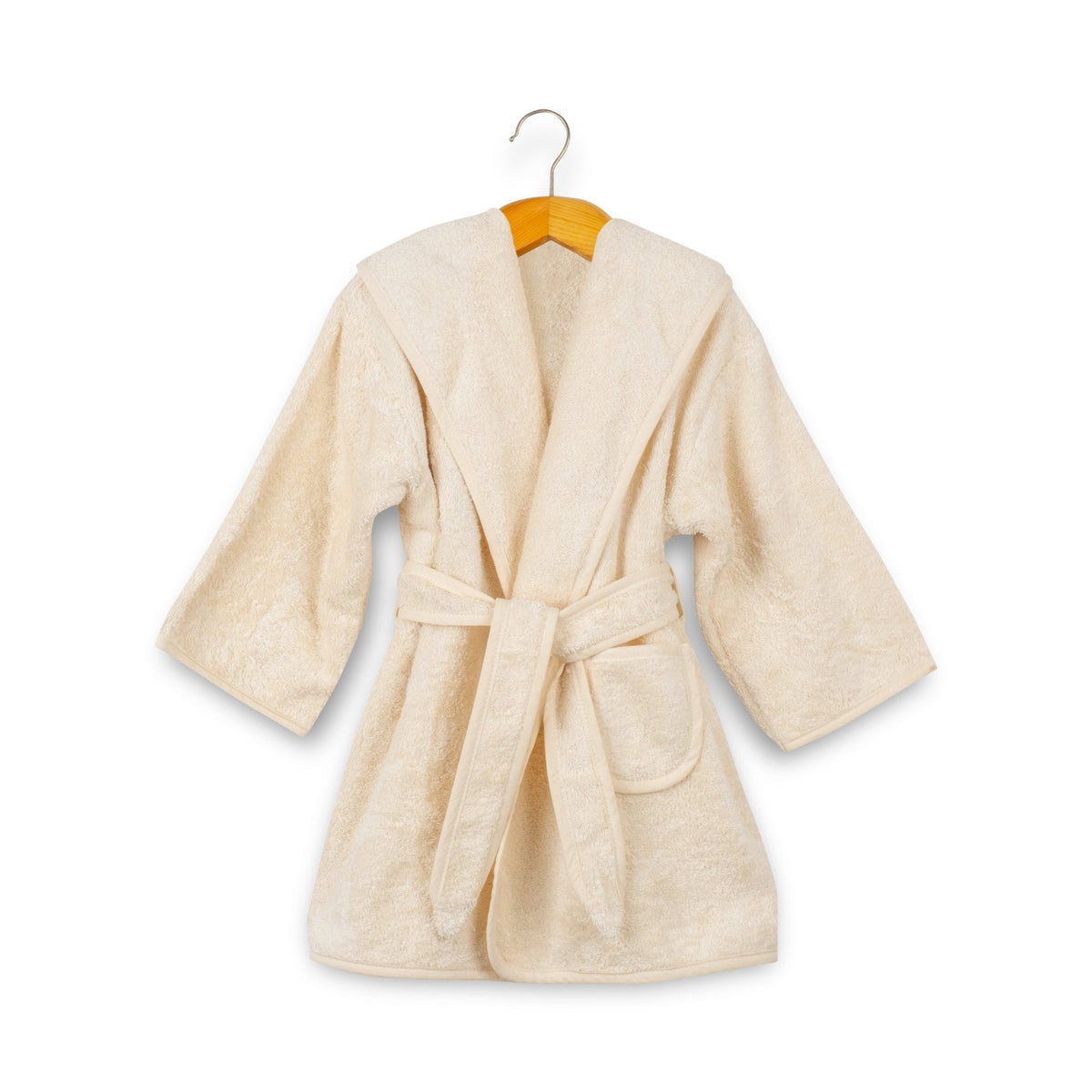 GOTS Certified Organic Cotton Kids Robe - Hooded Bathrobe