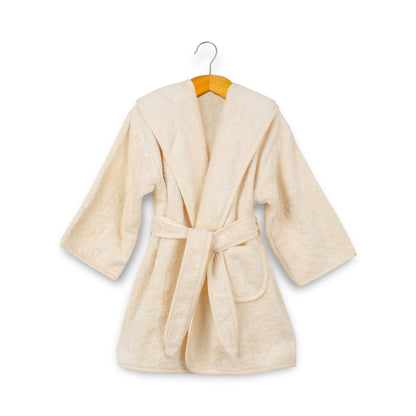 GOTS Certified Organic Cotton Kids Robe - Hooded Bathrobe