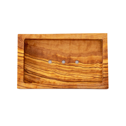 Natural Wood Soap Dish - Handcrafted Bathroom Accessory