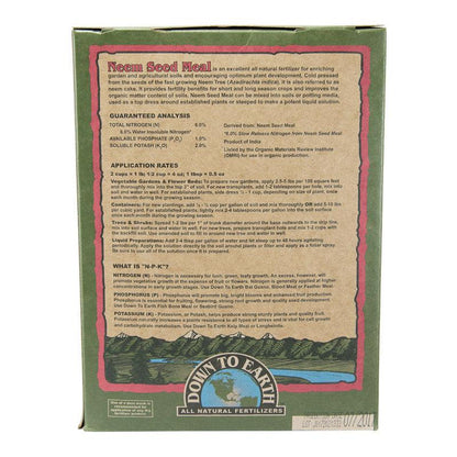 Neem Seed Meal 6-1-2  (5 lb Box)