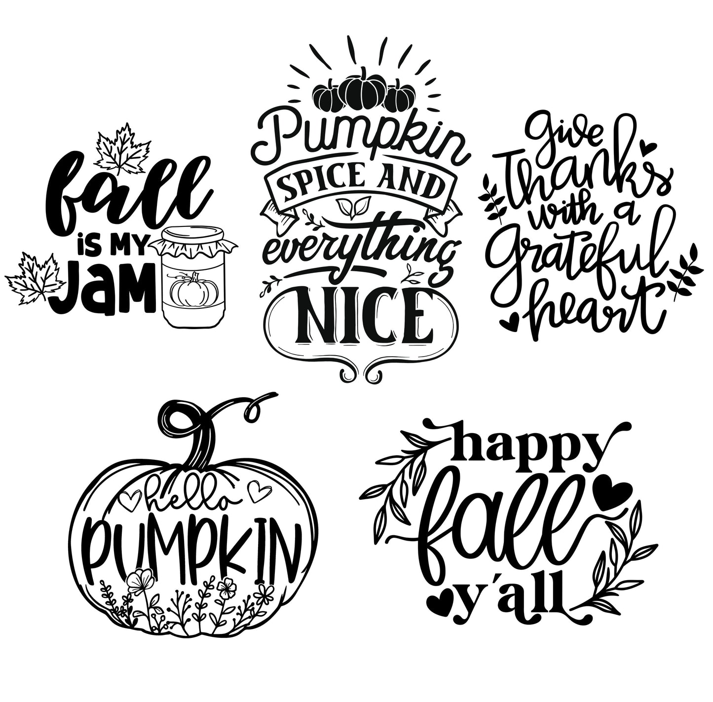 Fall/Thanksgiving Laser Engraved Mason Jar Sleeves