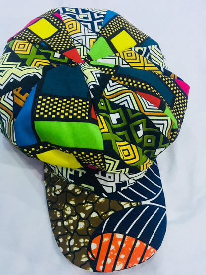 African Wax Print Ankara Cap