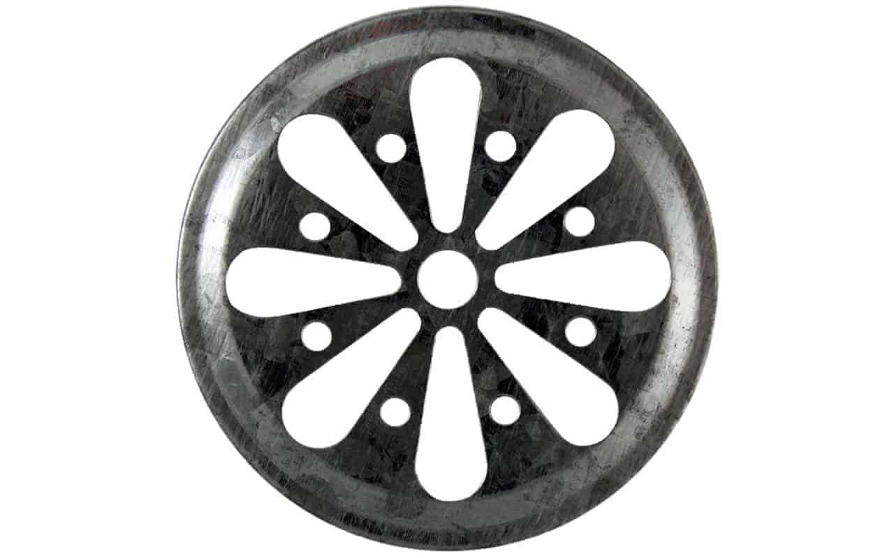Daisy Cut Galvanized Metal Lid Inserts for Mason Jars 10 Pack – Haven Herbs