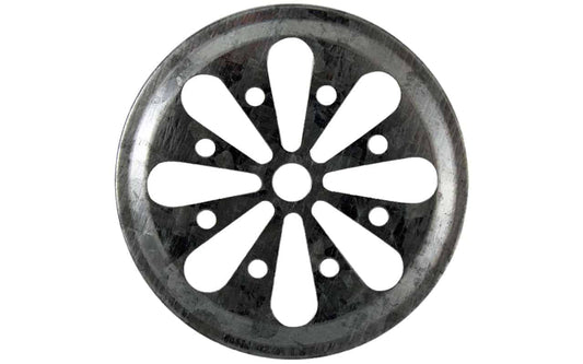 Daisy Cut Galvanized Metal Lid Inserts for Mason Jars 10 Pack
