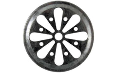 Daisy Cut Galvanized Metal Lid Inserts for Mason Jars 10 Pack