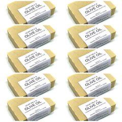 Goat Milk & Olive Oil Bar (Unscented): 10 Pack Special!
