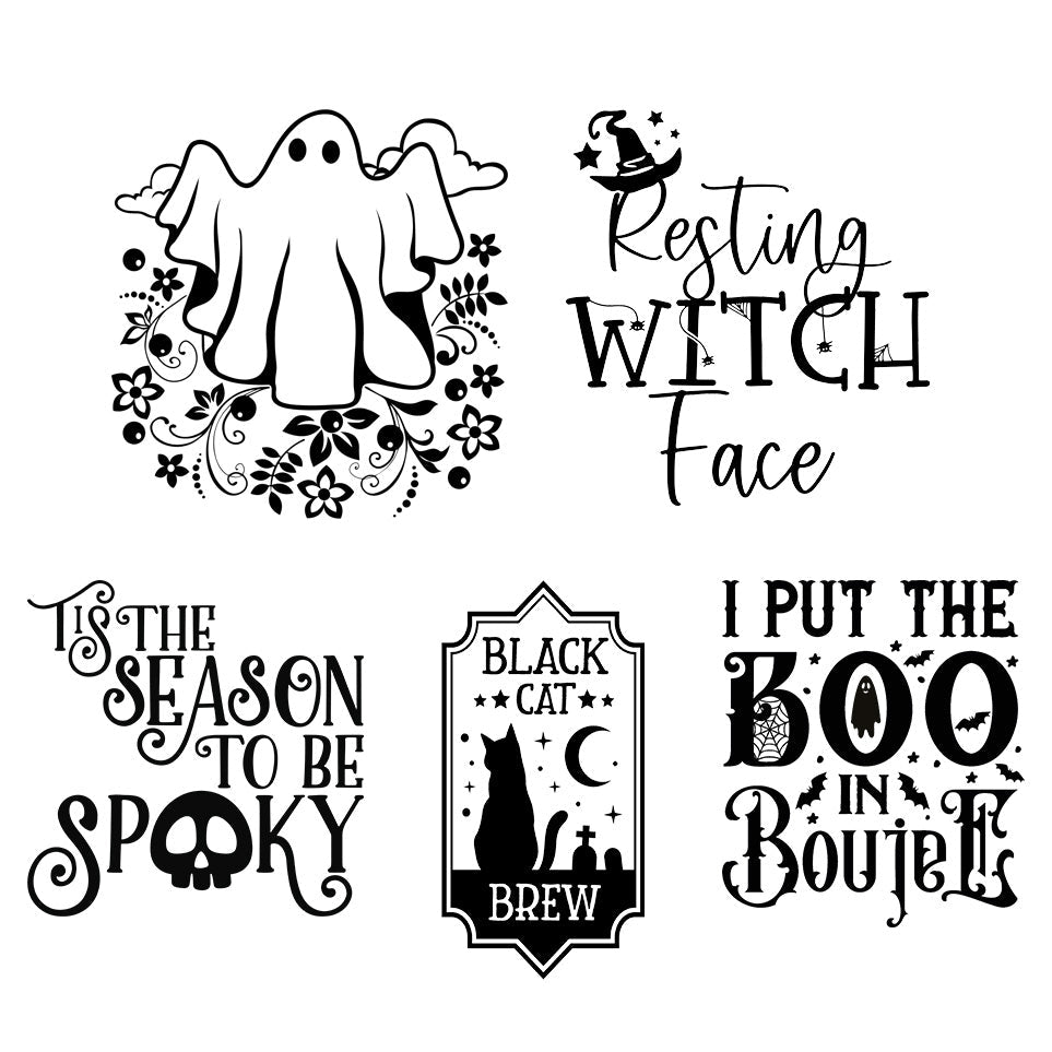 Halloween Laser Engraved Mason Jar Sleeves