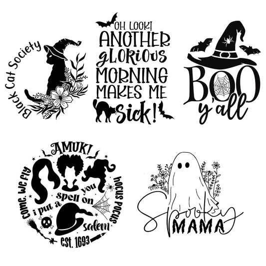 Halloween Laser Engraved Mason Jar Sleeves Pt.2
