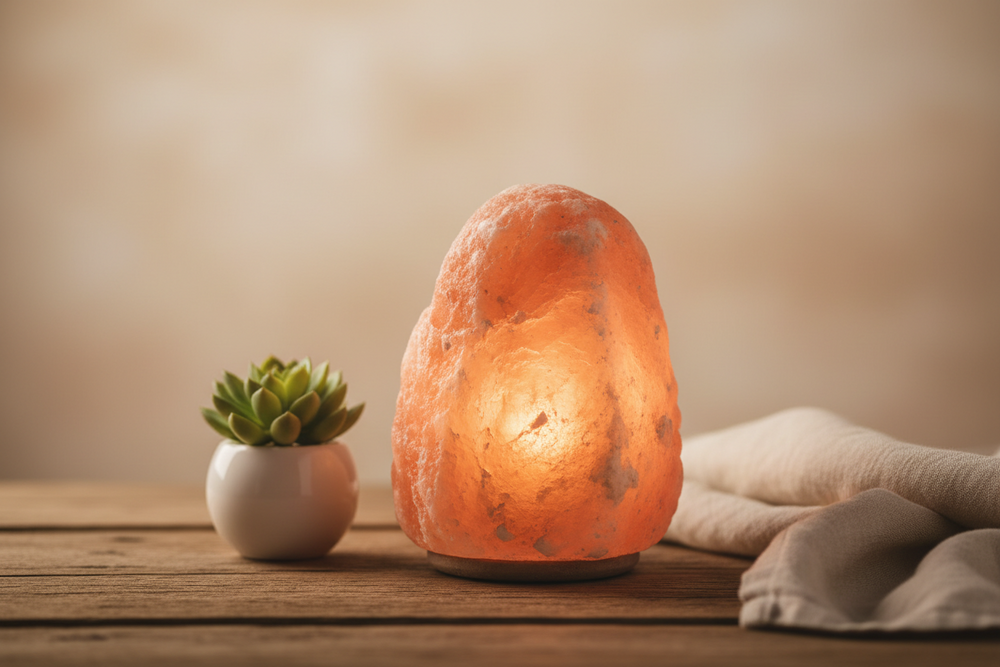 Himalayan Salt Lamp: 6-8 Lbs