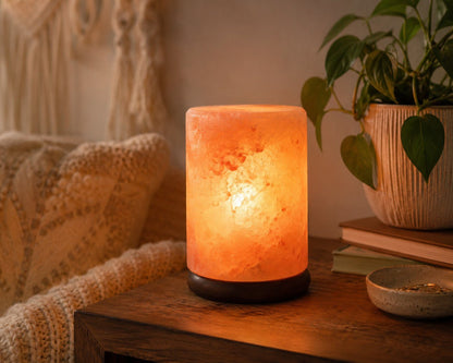 Himalayan Salt Lamp (Cylinder Shape)
