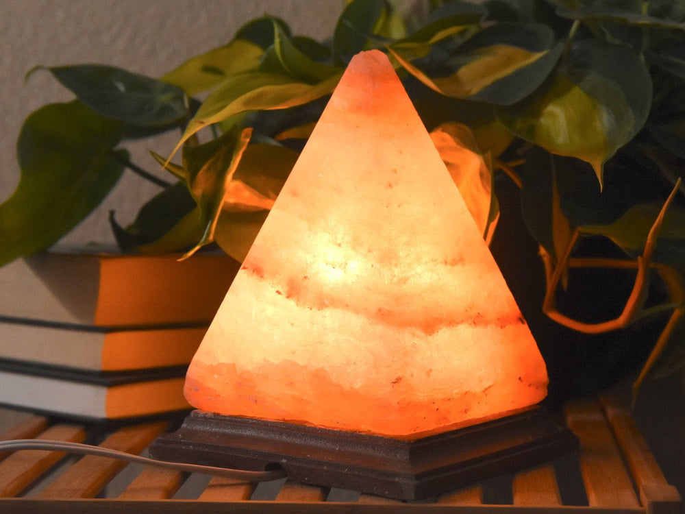Himalayan Salt Lamp; Pyramid Shape; Large