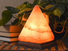 Himalayan Salt Lamp; Pyramid Shape; Large
