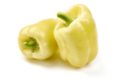 50 WHITE CLOUD BELL PEPPER Sweet Mild Capsicum Annuum Vegetable Seeds