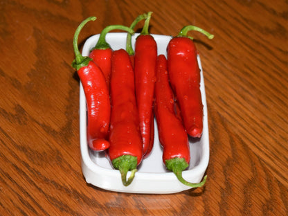 25 GIANT ACONCAGUA PEPPER Up to 12" Long Caspsicum Annuum Green Yellow Orange Red Vegetable Seeds