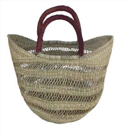 African Bolga Basket for Shopping